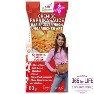 Szafi Reform Basispulver – Paprikasauce nach ungarischer Art 80 g