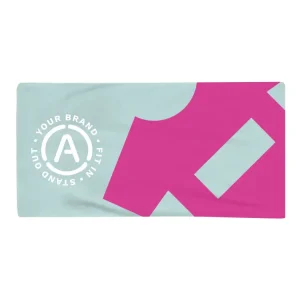 Komplett bedrucktes Strandhandtuch