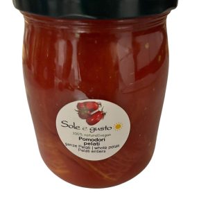 Pomodori Pelati – ganze Pelati-Tomaten ohne Zuckerzusatz – 500g