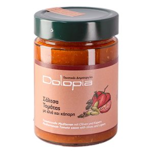 Tomatensauce Mediterran mit Oliven und Kapern, 350g