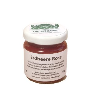 Erdbeere Sylter Rose Fruchtaufstrich, 50g