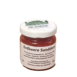 Erdbeere Sanddorn Fruchtaufstrich, 50g
