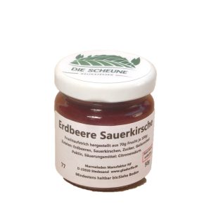 Erdbeere Sauerkirsche Fruchtaufstrich, 50g