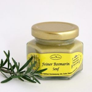 Feiner Rosmarinsenf, Berliner Senf Salon 105ml