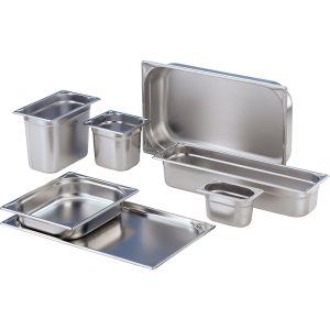 GN Behälter GN 1/2-200 mm Edelstahl Blanco
