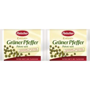 Fleischer Grüner Pfeffer  15 Doppelbeutel a 90g