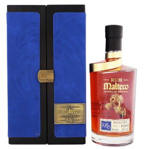 Malteco Seleccion 1986 0,7 Ltr. Flasche 40% Vol. in Holzkiste