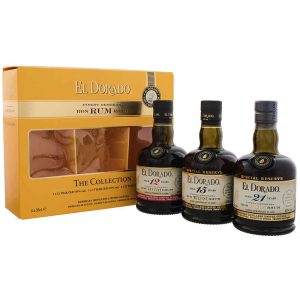 El Dorado Rum Collection Giftset 12, 15 & 21 Jahre 3×0,35l 42% Vol.