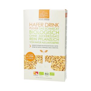 Bio Haferdrink Pulver – vegan, laktosefrei, ohne Zuckerzusatz 400g