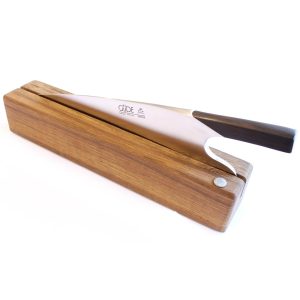 Güde THE KNIFE Grenadill + Messerhalter Räuchereiche