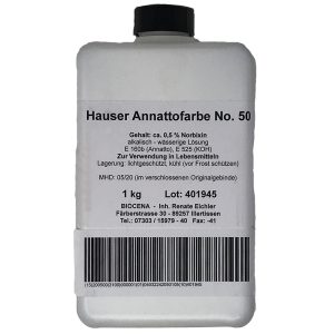 Hauser Gelbfarbe Nr 50 1 Ltr. Flasche