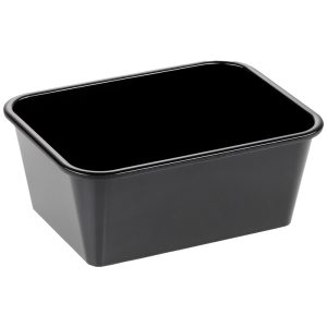 Becken Melamin 20x15x8 schwarz