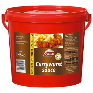 Gyma Premium Currywurstsauce rot 5kg per Eimer