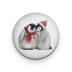 Dekomagnet Christmas Penguins