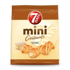 7days Mini Croissants with millefeuille, 185g