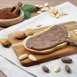 Nuketo SCHOKO-MANDEL Gourmet Nougat-Creme low carb keto | ohne Zuckerzusatz | ohne Palmöl | ohne Haselnüsse