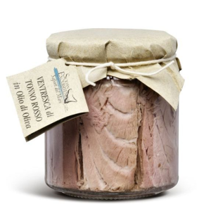 Roter Thunfisch Bauch Filets in Olivenöl