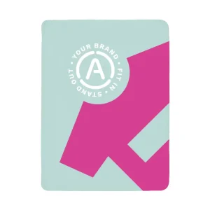 Vollflächig bedruckte Luxus-Fleecedecke L