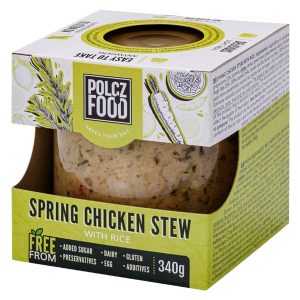 Frühlingsragout mit Hühnerfleisch und Reis 340 g (Glutenfrei)