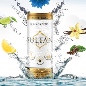Sultan Cola, Schwarzkümmelgetränk mit Colageschmack, 250ml