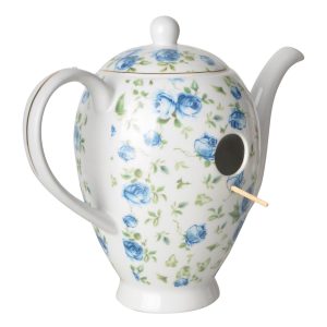 Nistkasten Kaffeekanne Vogel 4