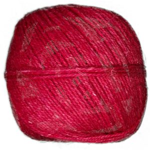 Wurstgarn rot 200g Rolle