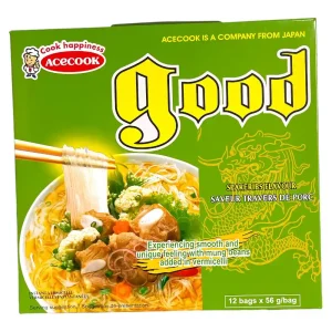 Instandfadennudeln ,,Phu Huong” Schweinerippchengeschmack 12Stk