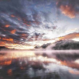 Wolkenstimmung am Barmsee