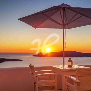 Sonnenuntergang auf Santorini