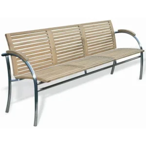 Matahari Gartenbank Ariane 215 cm, Teakholz/Edelstahl