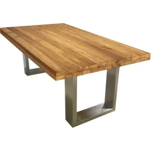 Matahari Gartentisch Arthus 250×110 cm Teakholz/Edelstahl