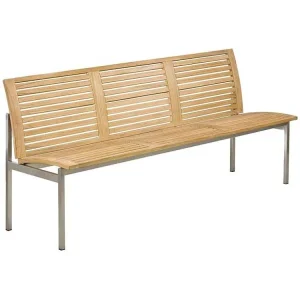 Matahari Teak Gartenbank Centauri 100 cm o. Armlehnen